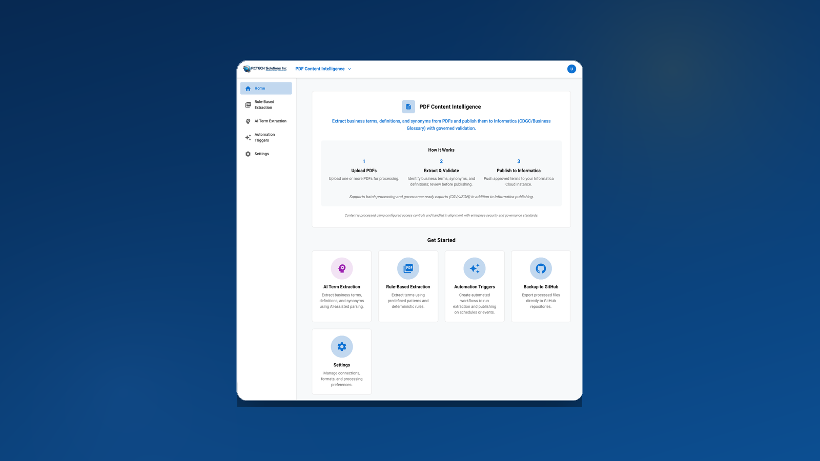 PDF Content Intelligence preview